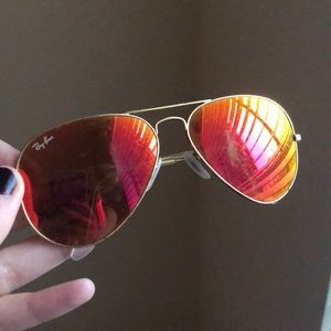 Ray-Ban Red Aviators